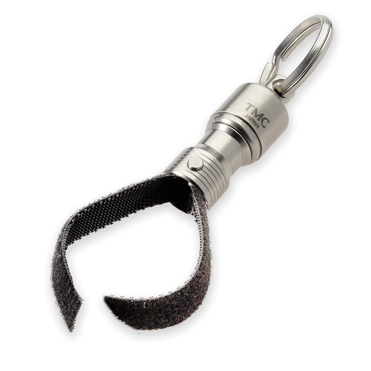 Schlüsselanhänger, Metall, Klettverschluss, Lanyard-Karabiner, Schlaufe